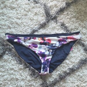 Athleta Purple and Blue Bikini Swim Bottom